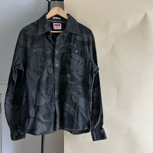 Darkened Camo Button Down (Sized M/L)